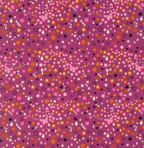 Starry Eyed Rayon in Raspberry RAYON