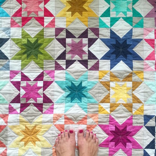 Rising Star Quilt Kit Featuring Ombre by V and Co