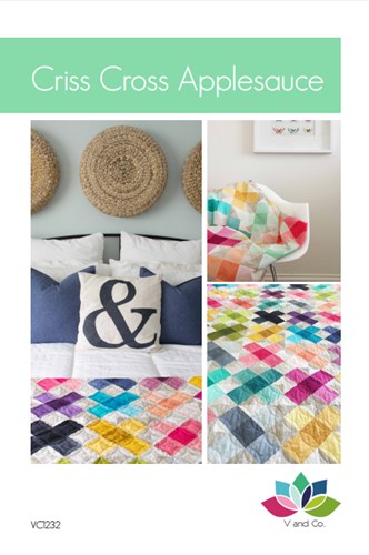 Criss Cross Applesauce Quilt Kit Featuring Ombre by V and Co
