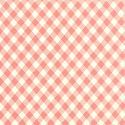 Gingham in Coral
