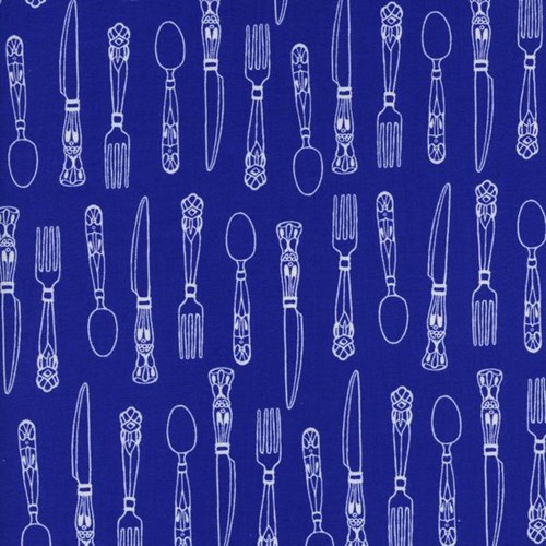 Cutlery in Periwinkle by Sarah Watts