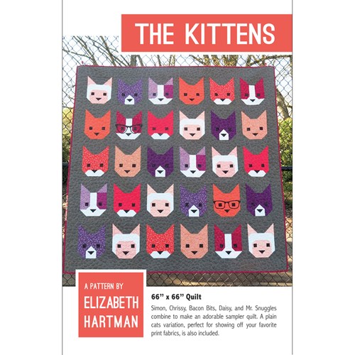 The Kittens Quilt Pattern by Elizabeth Hartman