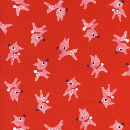 Little Deer in Red