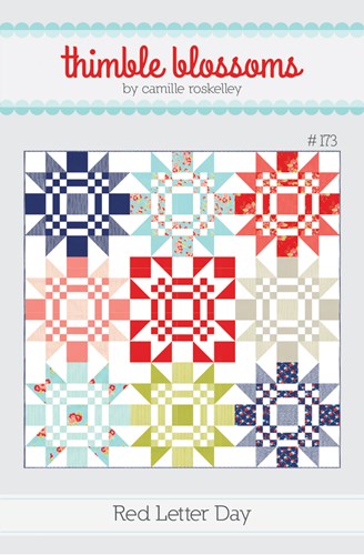 Red Letter Day Quilt Pattern by Thimble Blossoms