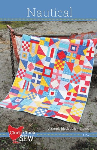 Nautical Quilt Pattern by Allison Harris of Cluck Cluck Sew