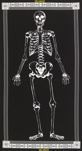 Glow Skeleton in Black PANEL