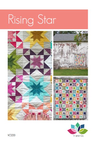 Rising Star Quilt Pattern by V and Co
