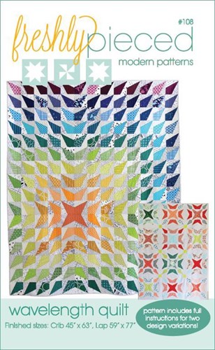 Wavelength Quilt Pattern by Freshly Pieced