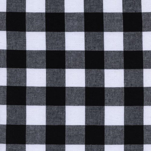 One Inch Gingham in Black