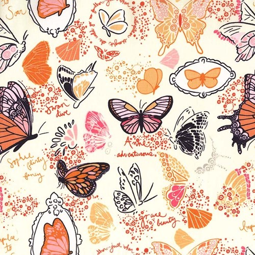 Butterfly Sketchbook in Orange