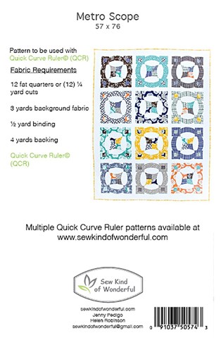 Metro Scope Quilt Pattern by Sew Kind of Wonderful