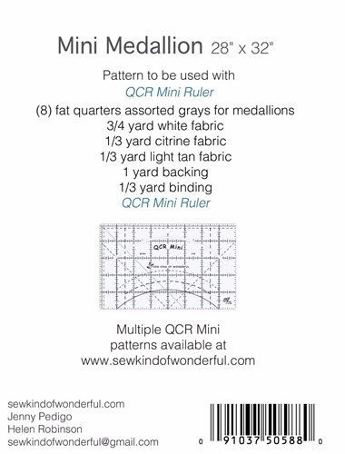 Mini Medallion Quilt Pattern by Sew Kind of Wonderful