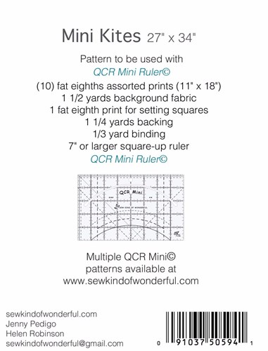Mini Kites Quilt Pattern by Sew Kind of Wonderful