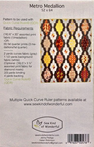 Metro Medallion Quilt Pattern by Sew Kind of Wonderful