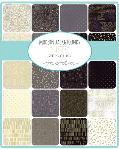 Modern Backgrounds Luster Mini Charm Pack by Zen Chic