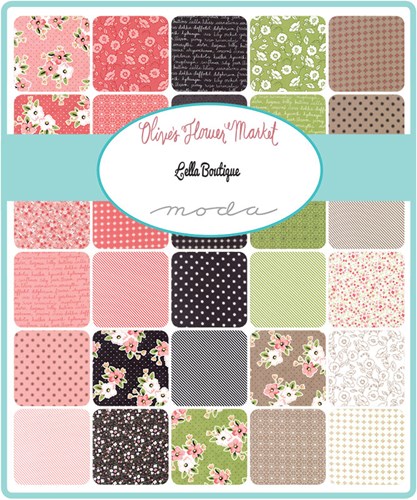 Olive's Flower Market Charm Pack by Lella Boutique