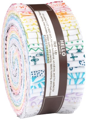 Blueberry Park Low Volume Roll Up by Karen Lewis Textiles