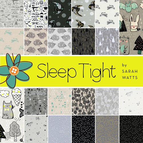 Sleep Tight Fat Quarter Bundle by Sarah Watts for Cotton and Steel