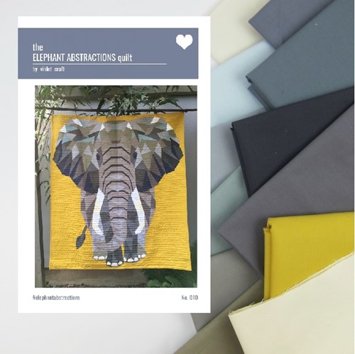 Elephant Abstractions Quilt Kit