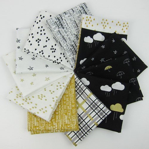 When Skies are Grey Fat Quarter Bundle by Simple Simon and Company