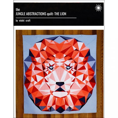 Jungle Abstractions: The Lion Quilt Pattern by Violet Craft