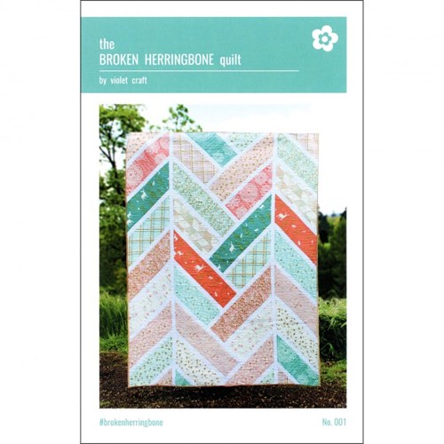 The Broken Herringbone Quilt by Violet Craft