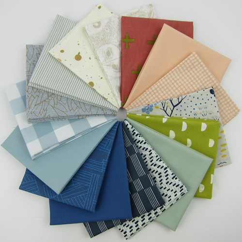 Design Star December 2016 Fat Quarter Bundle Curated by Anna Graham of Noodlehead