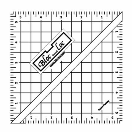 5.5" Half Square Triangle Ruler by Bloc Loc