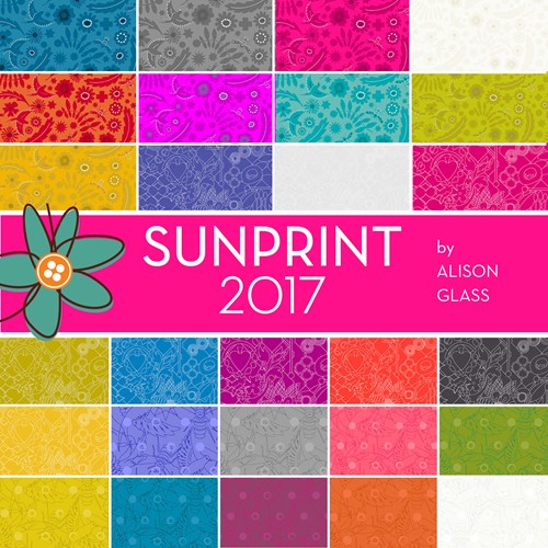 Sun Prints 2017 Fat Eighth Bundle by Alison Glass