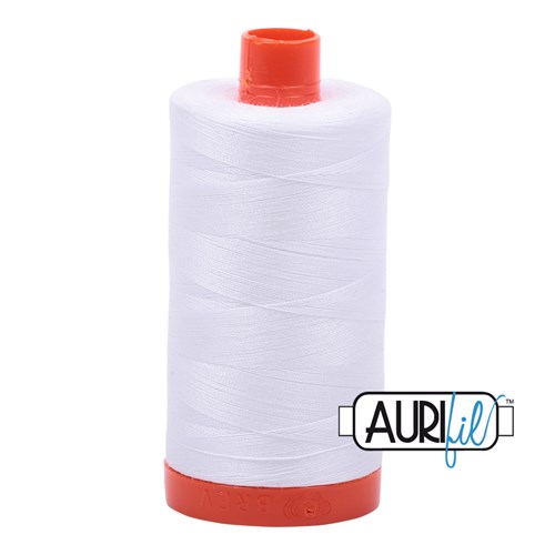 Aurifil Thread in White 2024 - 40wt