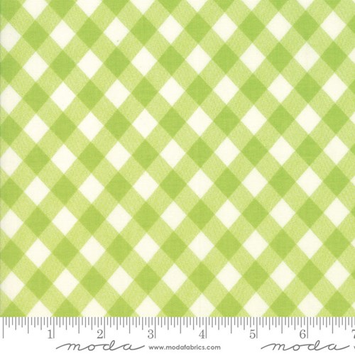 Vintage Picnic Gingham in Light Green