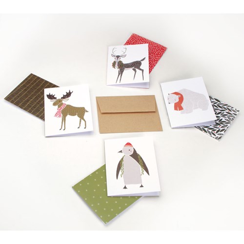 Merrily Mixed Box of 8 Note Cards