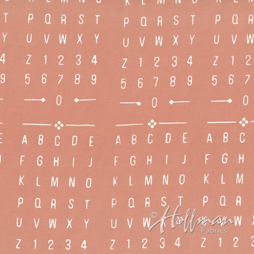 Letters Grid in Seashell