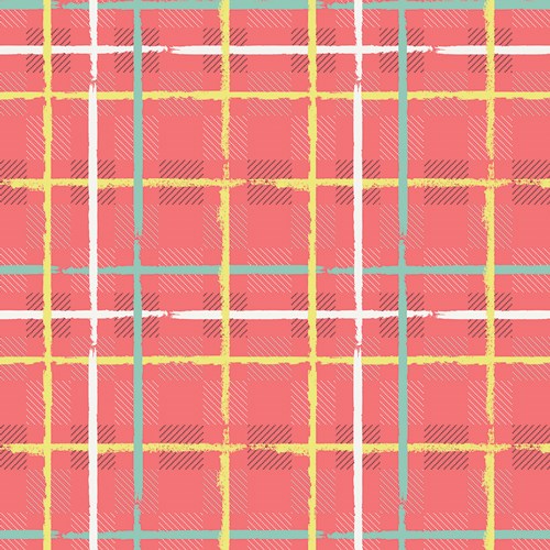 Capsules Mad Plaid Electric Watermelon in Plaid