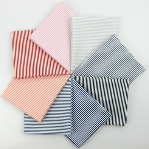 Intermix Basics Dress Stripe Fat Quarter Bundle by Dear Stella