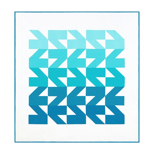 Modern Waves Quilt Pattern by Initial K Studio