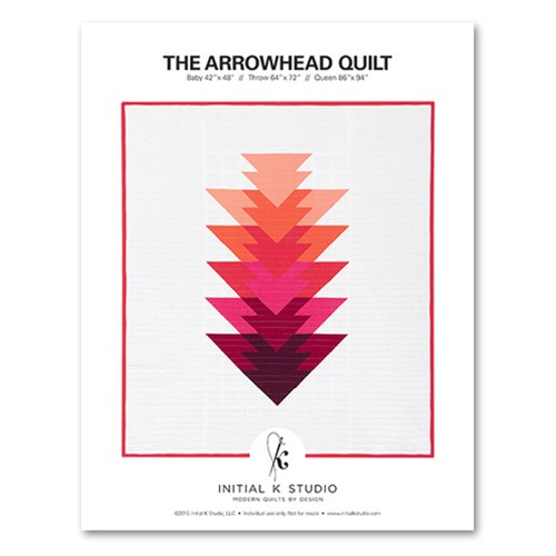 Arrowhead Quilt Pattern by Initial K Studio