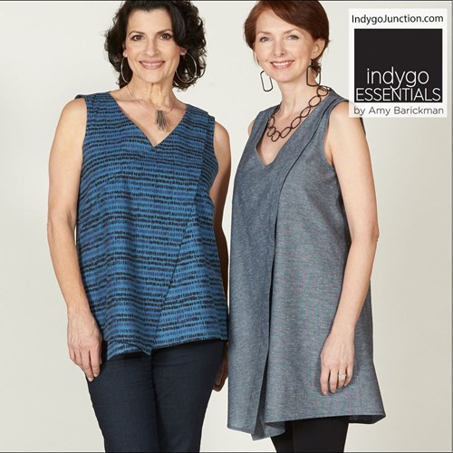 Asymmetrical Top & Tunic Pattern by Indygo Essentials