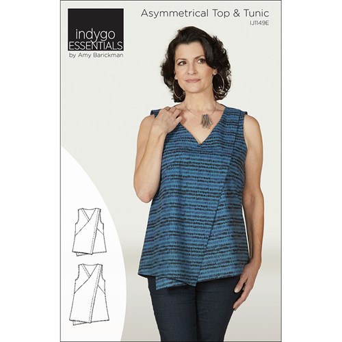 Asymmetrical Top & Tunic Pattern by Indygo Essentials