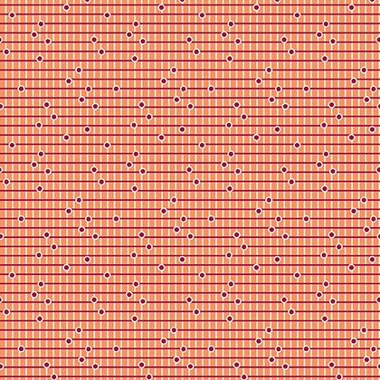 Dotted Grid in Wild Rose