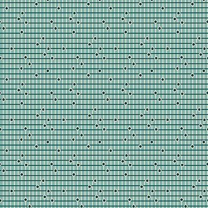 Dotted Grid in Teal