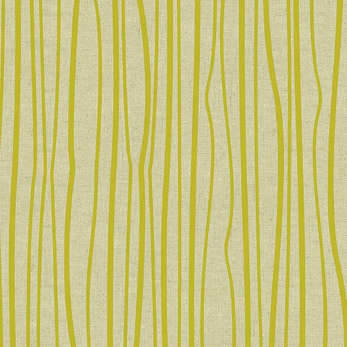 Seagrass on Tailored Cloth in Chartreuse
