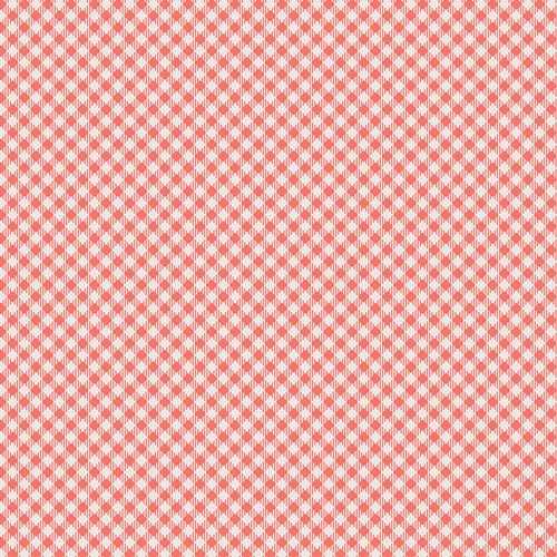 Petits Checks in Coral