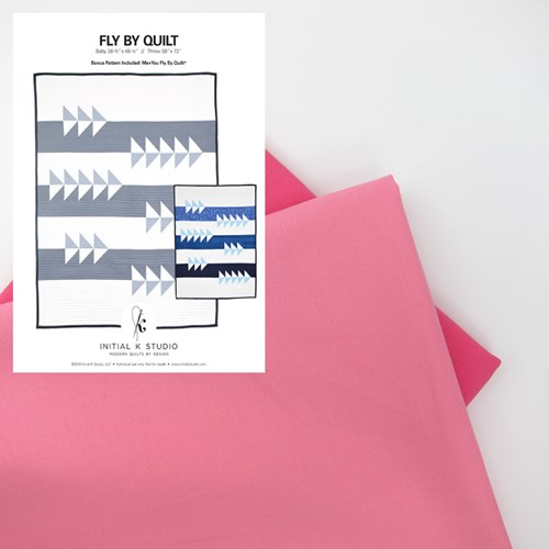 Fly By Quilt Kit in Pink - Initial K Studios