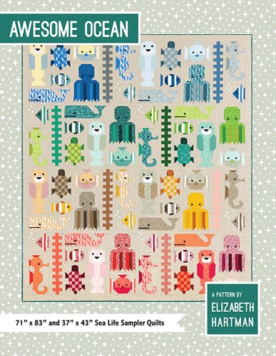 Awesome Ocean Quilt Pattern by Elizabeth Hartman