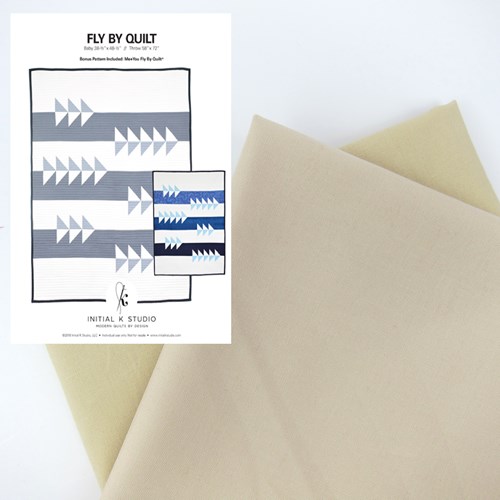 Fly By Quilt Kit in Neutral - Initial K Studio