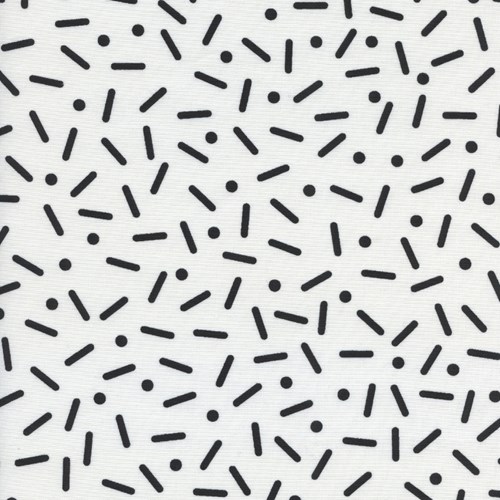 Big Pill Dot in Black & Ivory