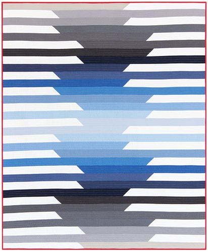 Cascade Throw Size Quilt Kit in Ombre - Initial K Studio