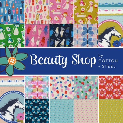 Beauty Shop COTTON Fat Quarter Bundle by Cotton + Steel