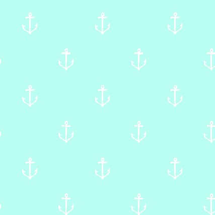 Anchors Away in Seafoam